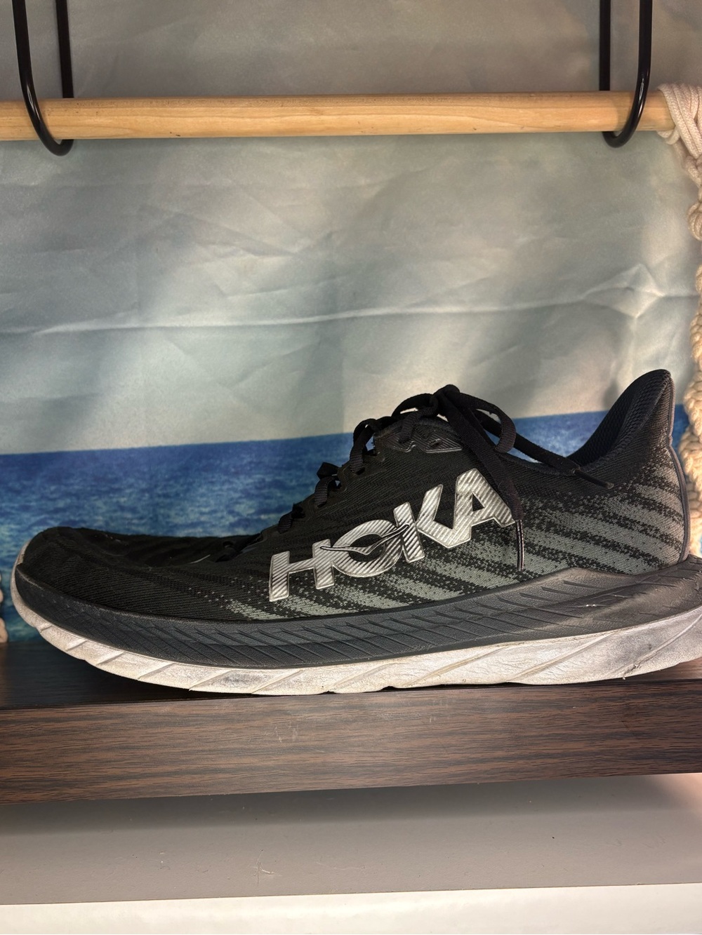 Hoka One One Mach 5 Black Running Sneaker
